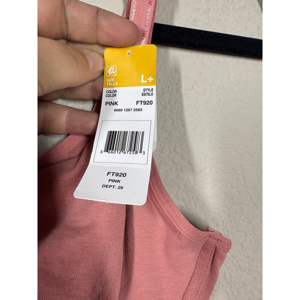 Fruit of the Loom Large Unlined Bra Pink Cotton Blend Comfort Underwire FT920 - Picture 6 of 8
